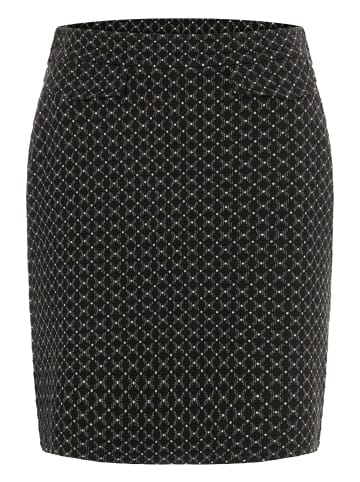 More & More Businessrock in rhomb jersey black