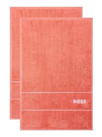 HUGO BOSS home Gästehandtuch - Set PLAIN (2tlg) in SORBETN