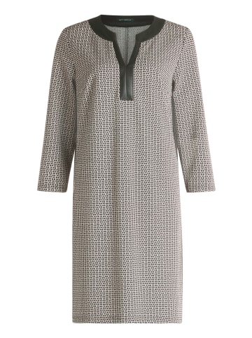 Betty Barclay Jerseykleid mit Eingrifftaschen in Weiß/Schwarz