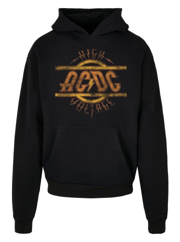 F4NT4STIC Ultra Heavy Hoodie ACDC High Voltage Logo in schwarz