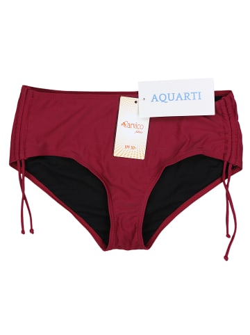 Aquarti Bikinihose in dunkelrot