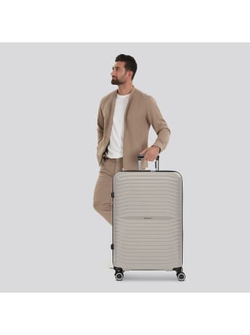 Stratic Shine 4 Rollen Trolley 76 cm in taupe