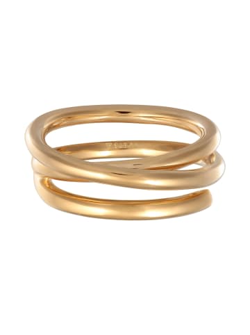 Elli Ring 925 Sterling Silber Spirale in Gold