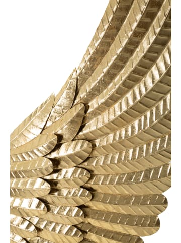 Mauro Ferretti Set mit 2 goldenen Metallflügeln, 60 x 4,4 x 130 cm