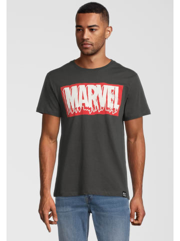 Recovered T-Shirt Marvel Slime Logo Vintage in Schwarz