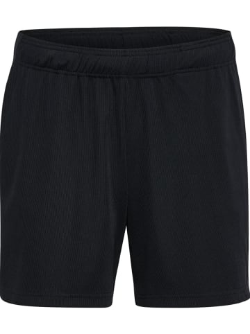 Hummel Sportshorts "Pulse Rib Shorts" in Schwarz