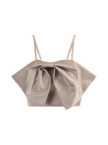 faina Top Mit Schleife in Beige