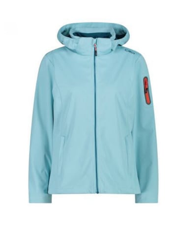 cmp Softshelljacke WOMAN JACKET ZIP HOOD in Blau