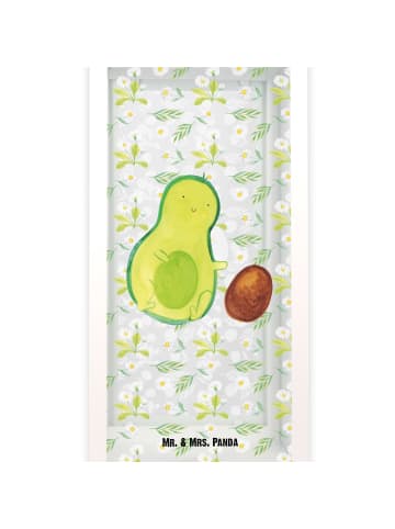 Mr. & Mrs. Panda Lichterketten Laterne Avocado Kern rollt ohne S... in Transparent