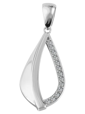 Adeliás Damen Anhänger aus 925 Silber mit Zirkonia in silber