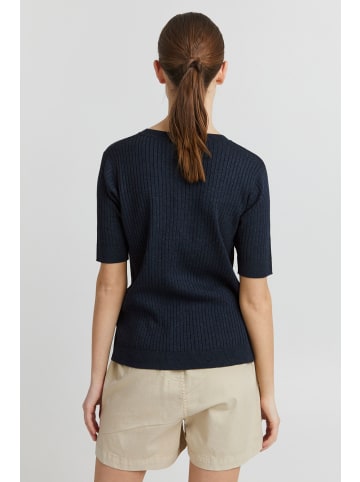 Oxmo Kurzarmpullover OXRiona in Blau