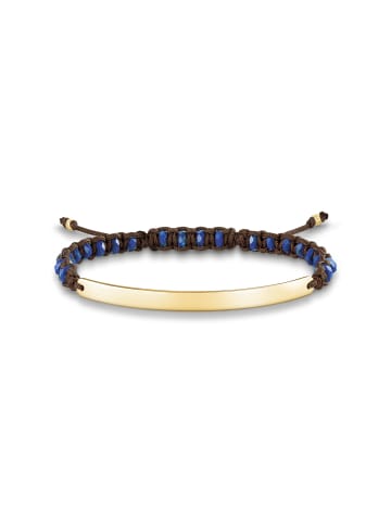 Thomas Sabo Armband "blau vergoldet LBA0056-892-32-L21v" in Gold