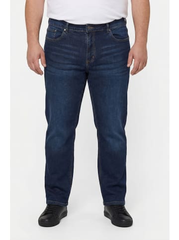 Men Plus Jeanshose in dark blue denim