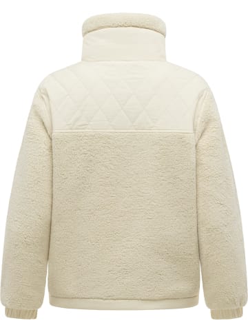 ragwear Plüschjacke Arctika Y in Ecru