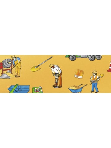 Buntpapierfabrik Ludwig Bähr Transparentpapier 115g/qm A4 Packung mit 25 Blatt Kinderland Baustelle