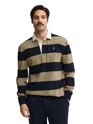 Polo Club Poloshirt MAN RIGBY GO POLO ALEXANDER LONG SLEEVE REGULAR FIT in Sagegrün