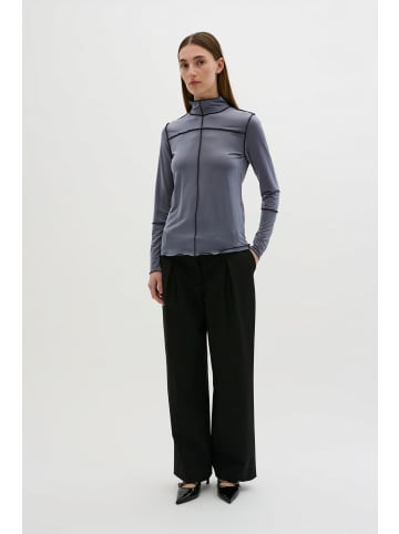 Karen By Simonsen Langarm-Bluse KBTyler in Grisaille