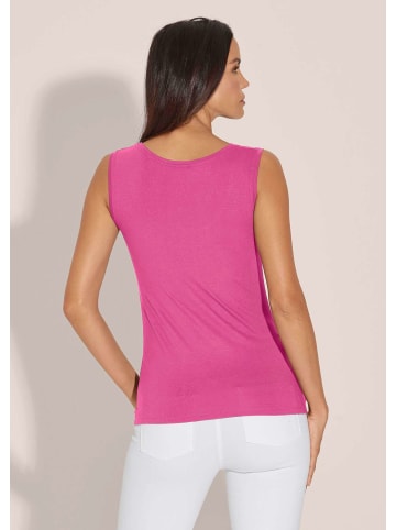 MADELEINE Tanktop mit breiten Trägern in pink