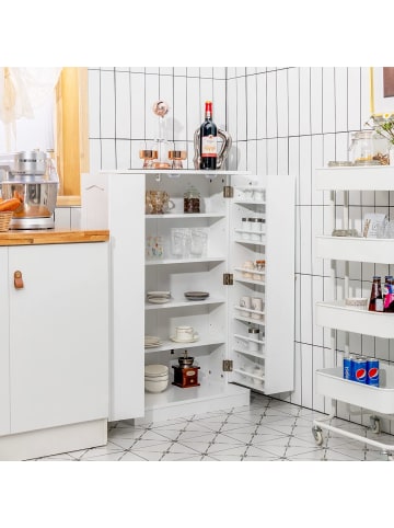 COSTWAY Vorratsschrank 103cm in Weiß
