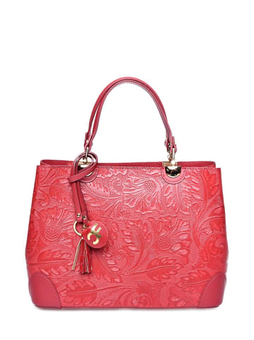 Carla Ferreri Henkeltasche in Rot