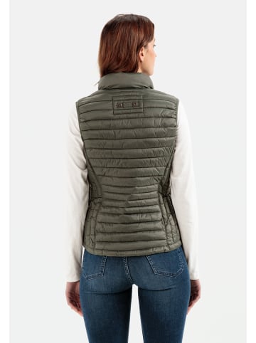 Camel Active Steppweste aus recyceltem Material in Khaki