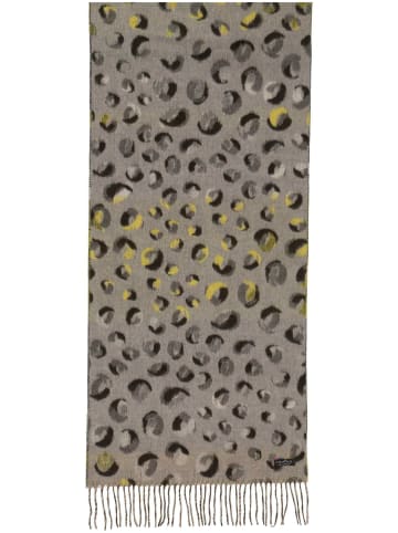 Fraas Schal in grau gelb - 0002