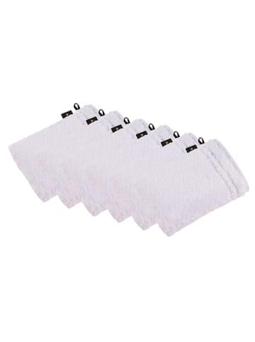 Vossen 6er Pack Waschhandschuh in weiss