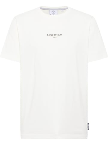 Carlo Colucci T-Shirt De Salvador in Weiß
