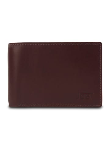 Jost Skagen Geldbörse Leder 10 cm rotbraun