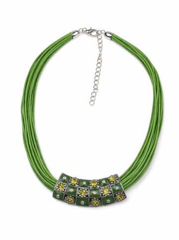 collezione alessandro Kurze Kette " Salamanca " in grün