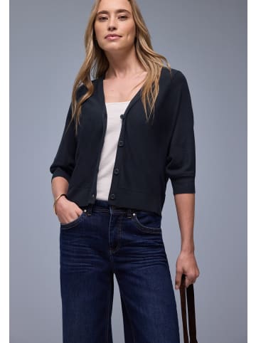 Street One V-Ausschnitt Cardigan in Shadowed Navy