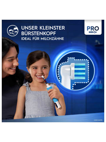 Oral-B Elektr. Kinderzahnbürste "Vitality Pro Kids Spiderman" + 8 Aufsteckbürsten