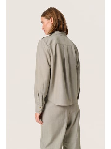 Soaked in Luxury SLVivica Blouse LS Regular fit in Melange Suiting