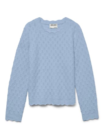 Vero Moda Strickpullover in Cashmere Blue