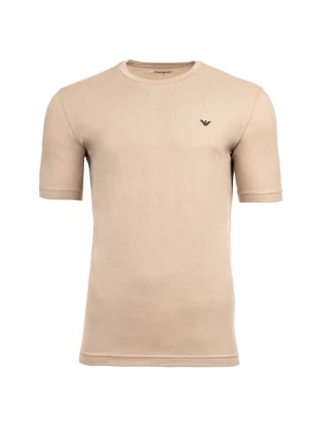 Emporio Armani Pyjama 1er Pack in Beige/Blau