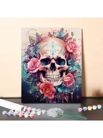 ARTNANAS DIY Malen nach Zahlen Set-"Seelenblüte" 