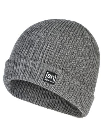 super.natural Merino Mütze MERINO BASIC BEANIE in grau