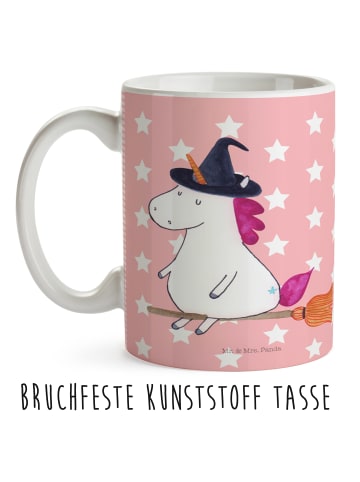 Mr. & Mrs. Panda Kindertasse Einhorn Hexe ohne Spruch in Rot Pastell