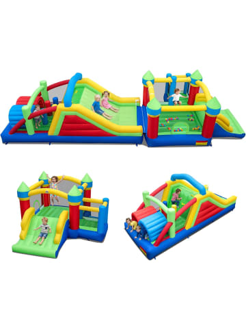 COSTWAY Hüpfburg XXL 940 x 350 x 234 cm in Bunt