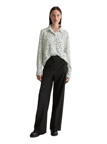 Marc O'Polo Allover-Print-Bluse regular in Offwhite