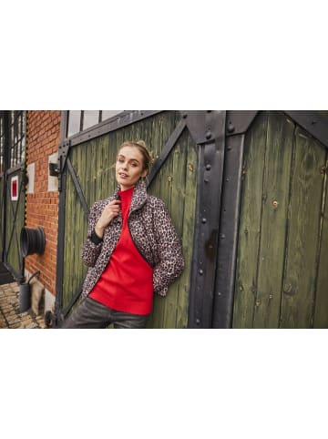 Aniston CASUAL Steppjacke in beige-braun-schwrz-weiß