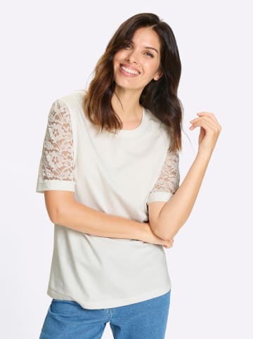 Sieh an! Kurzarm-Shirt in ecru