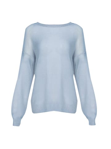 myMo at night Pullover in Hellblau