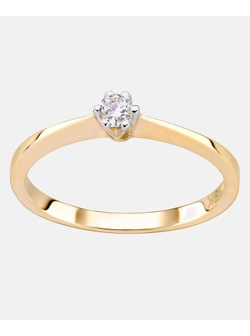 Vanlere Verlobungsring aus 375 Gelbgold mit Zirkonia
