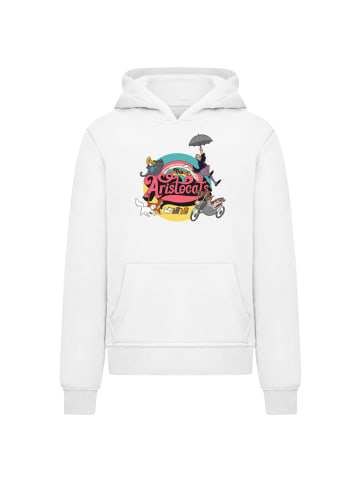 F4NT4STIC Hoodie Disney Aristocats Rainbow Fun in weiß