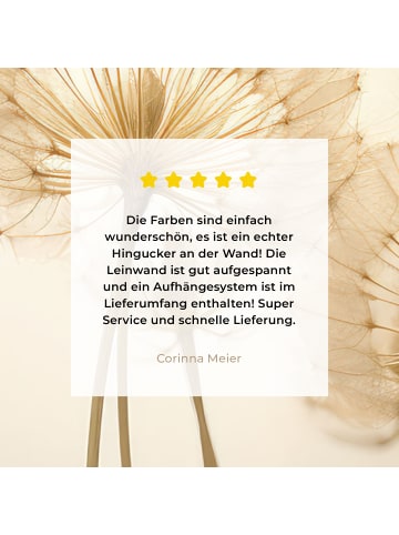 MuchoWow Leinwand bilder Flaum (BxH)