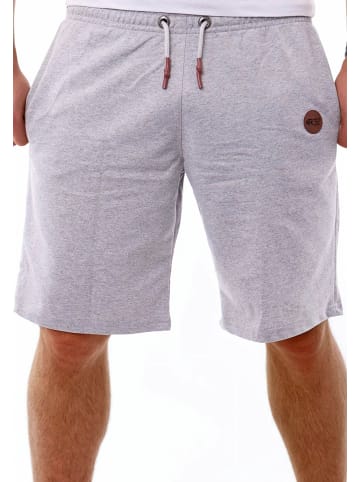 RESLAD Jogginghose Sporthose mit Brandpatch in grau