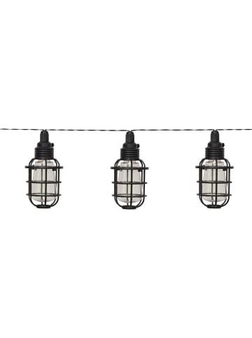 STAR Trading Solar Lichterkette Cage in Schwarz