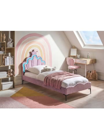 Beliani Kinderbett RUBIAN in Violett/Schwarz - (W) 103 x (H) 115 x (L) 209 cm