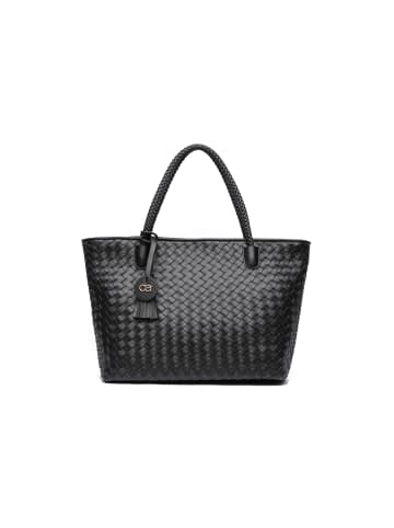 collezione alessandro Schultertasche " Paris " in schwarz